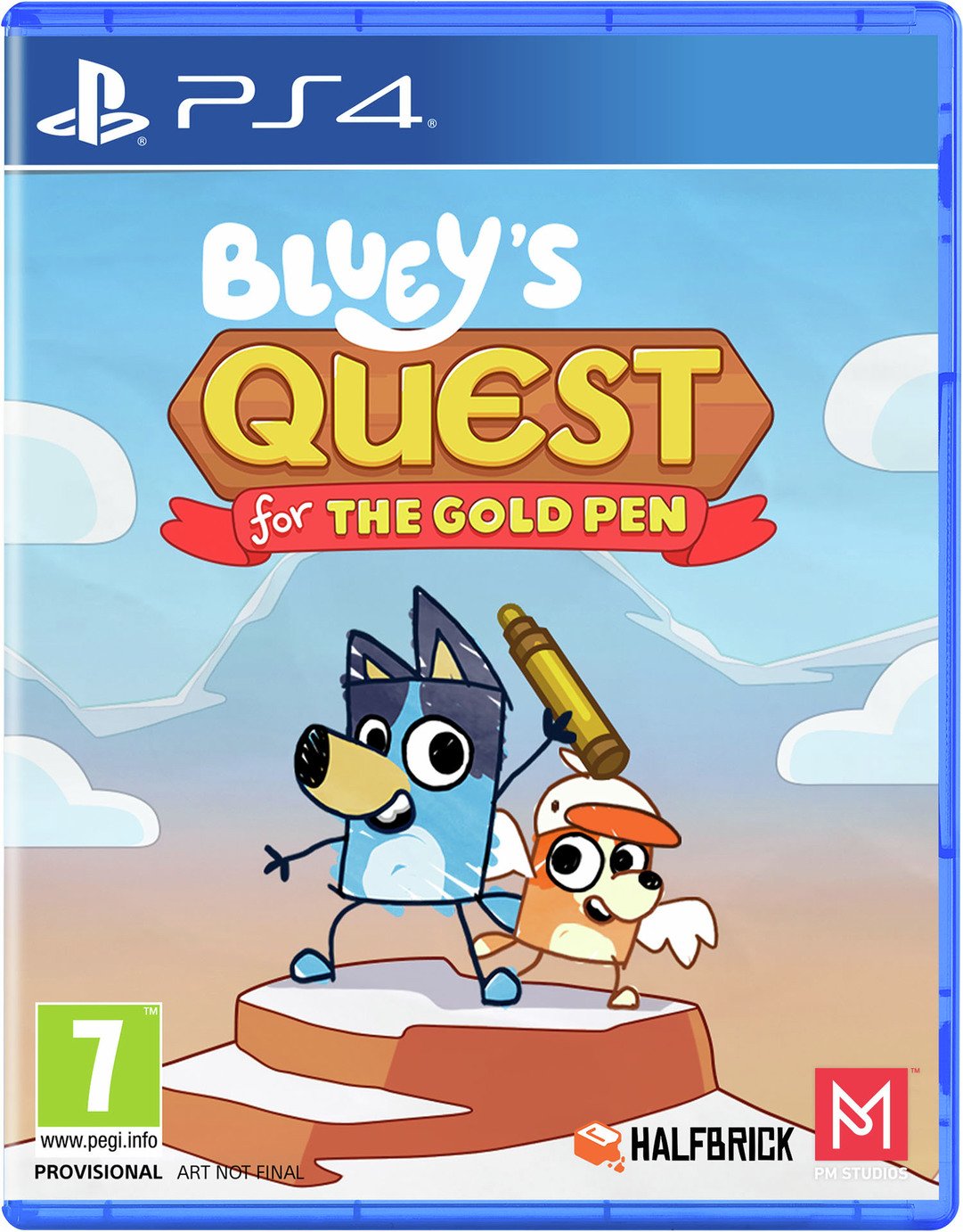 Bluey's Quest for The Gold Pen PS4 Game Pre-Order