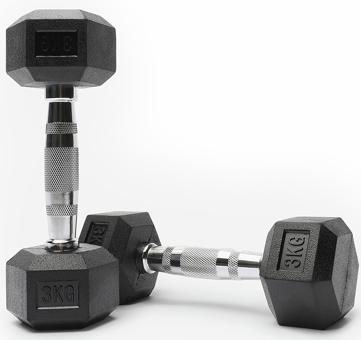 Northern Hex Cast Iron Dumbbells Set - 2 x 3Kg