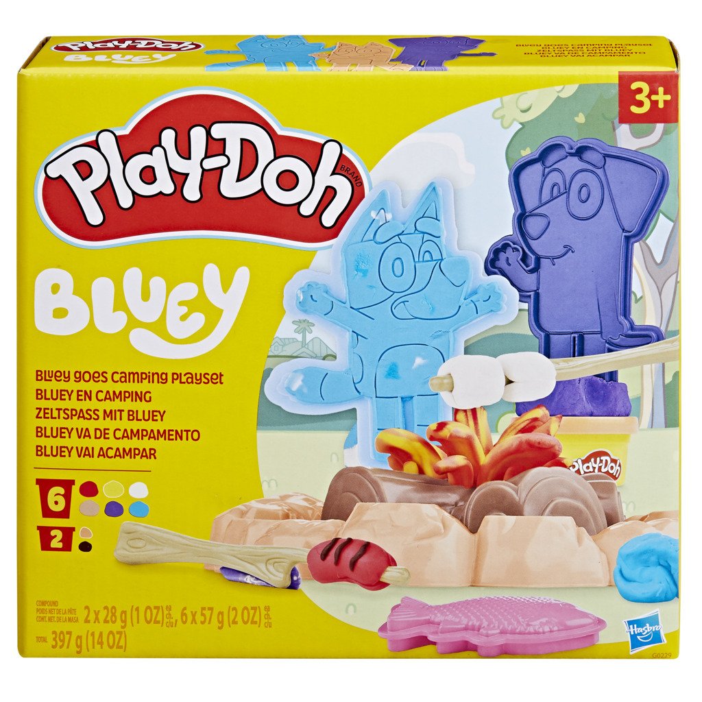 Play-Doh Bluey Goes Camping Playset