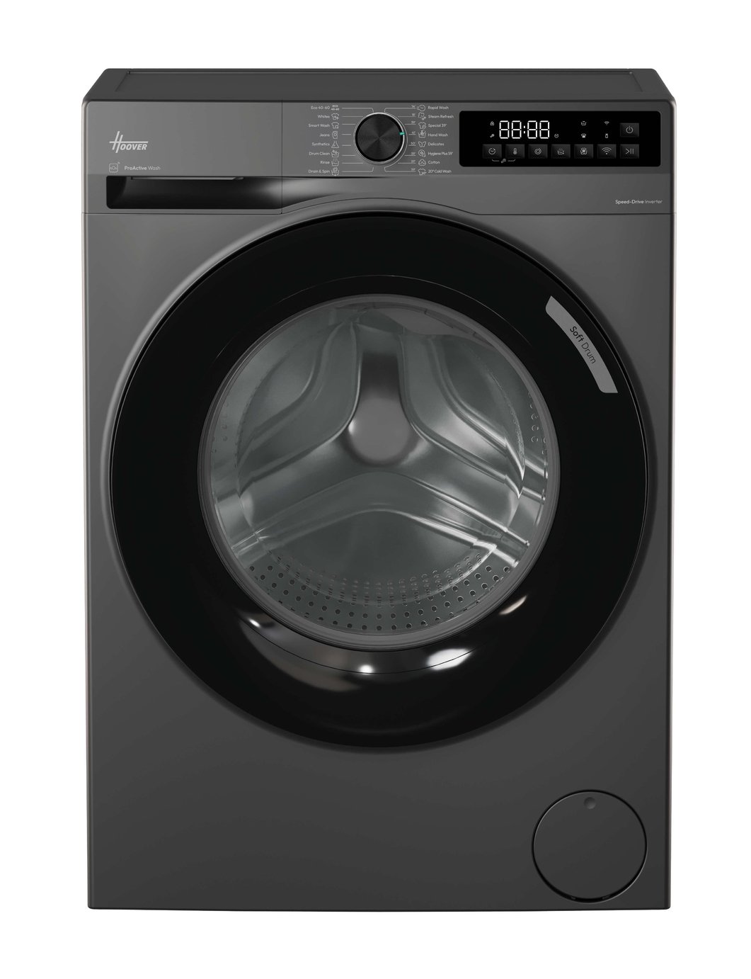 Hoover HBR 411BL9G-80 11KG 1400 Spin Washing Machine - Graphite