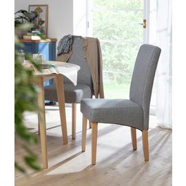 Buy Argos Home Pair of Tweed Skirted Dining Chairs Grey Dining chairs Argos