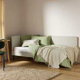 Argos Home Kristopher Single Corner Day Bed - Cream