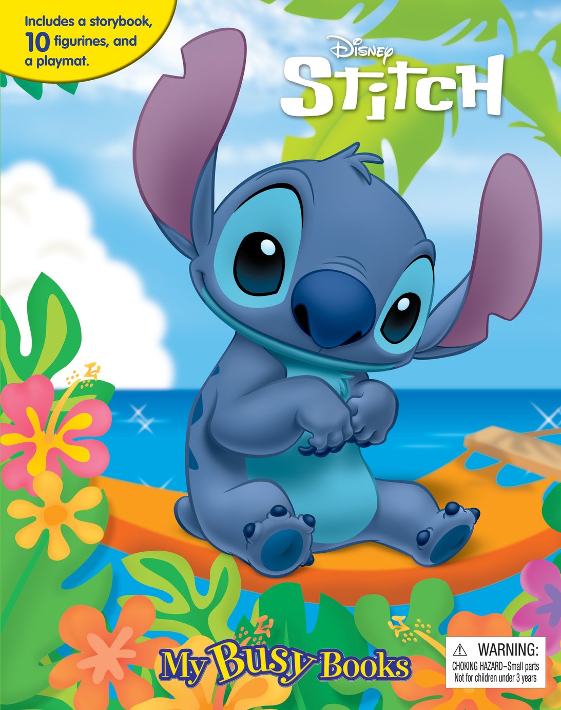 Disney Stitch My Busy Book with 10 Figurines and Playmat