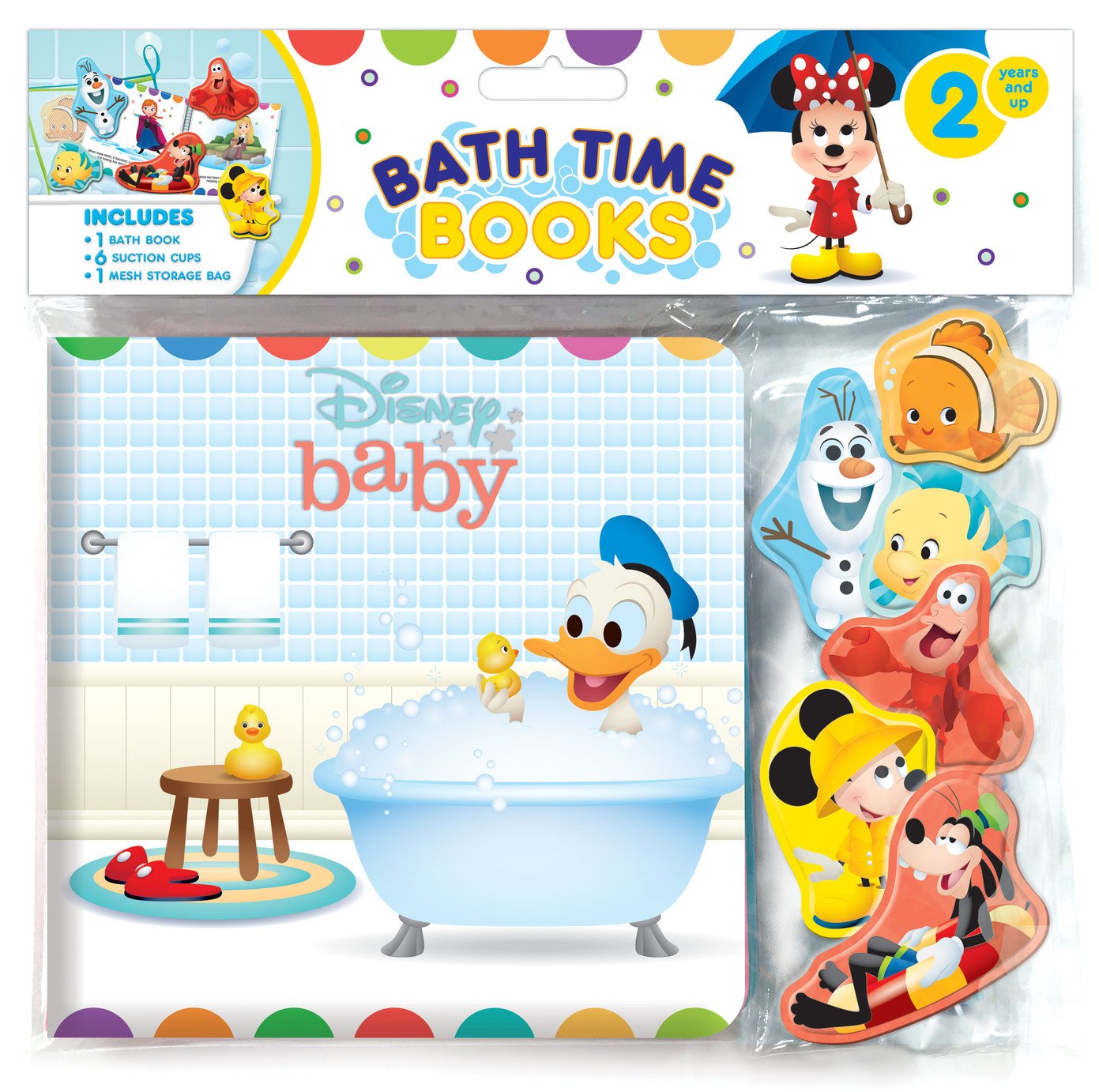Disney Baby Kids Bath Time Books