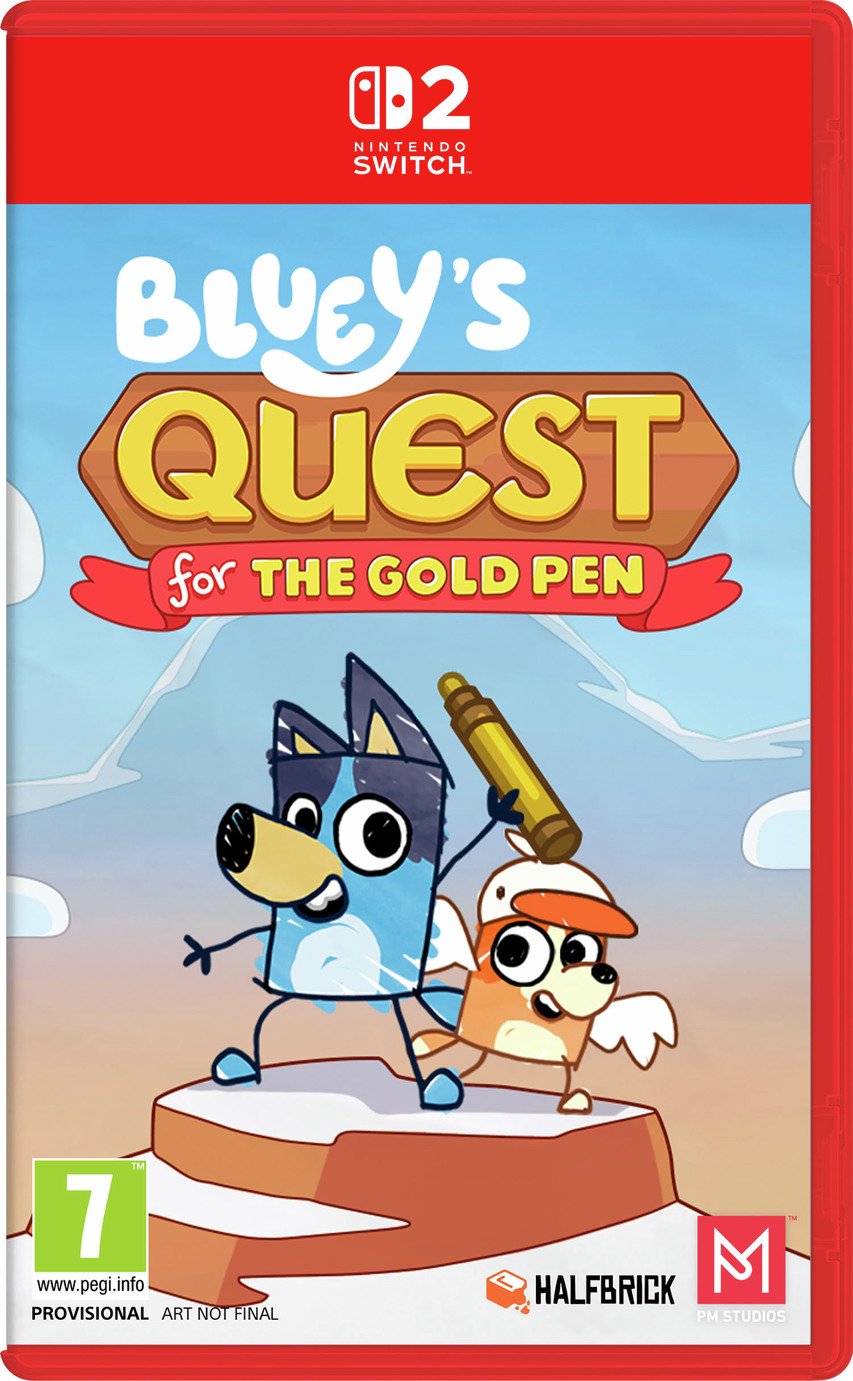 Bluey's Quest for The Gold Pen Switch 2 Game Pre-Order