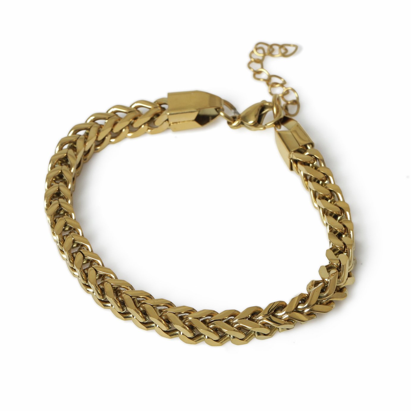Uncommon Souls Gold Tone Link Chain Bracelet