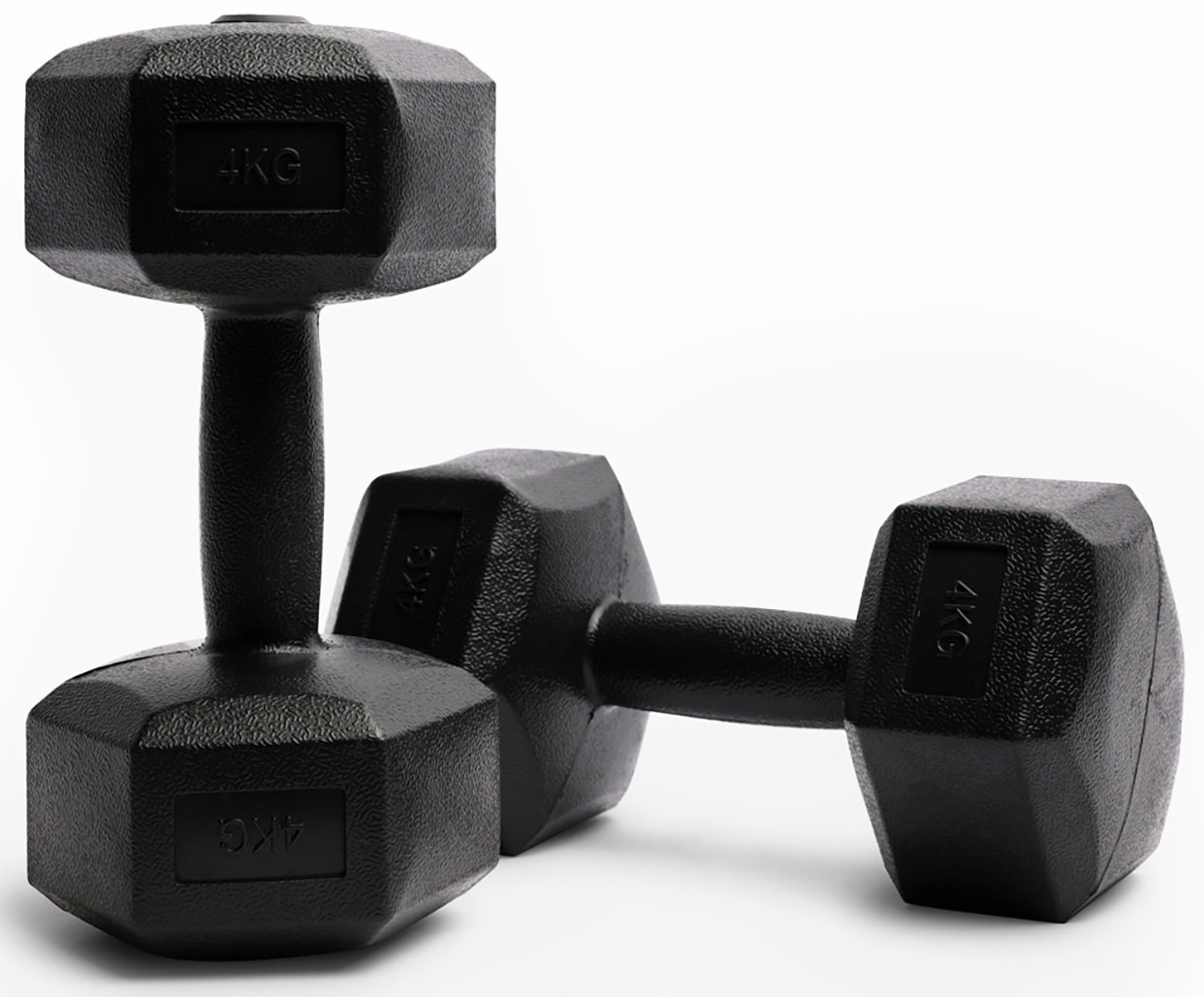 Northern Plastic Hex Dumbbells Set - 2 x 4Kg