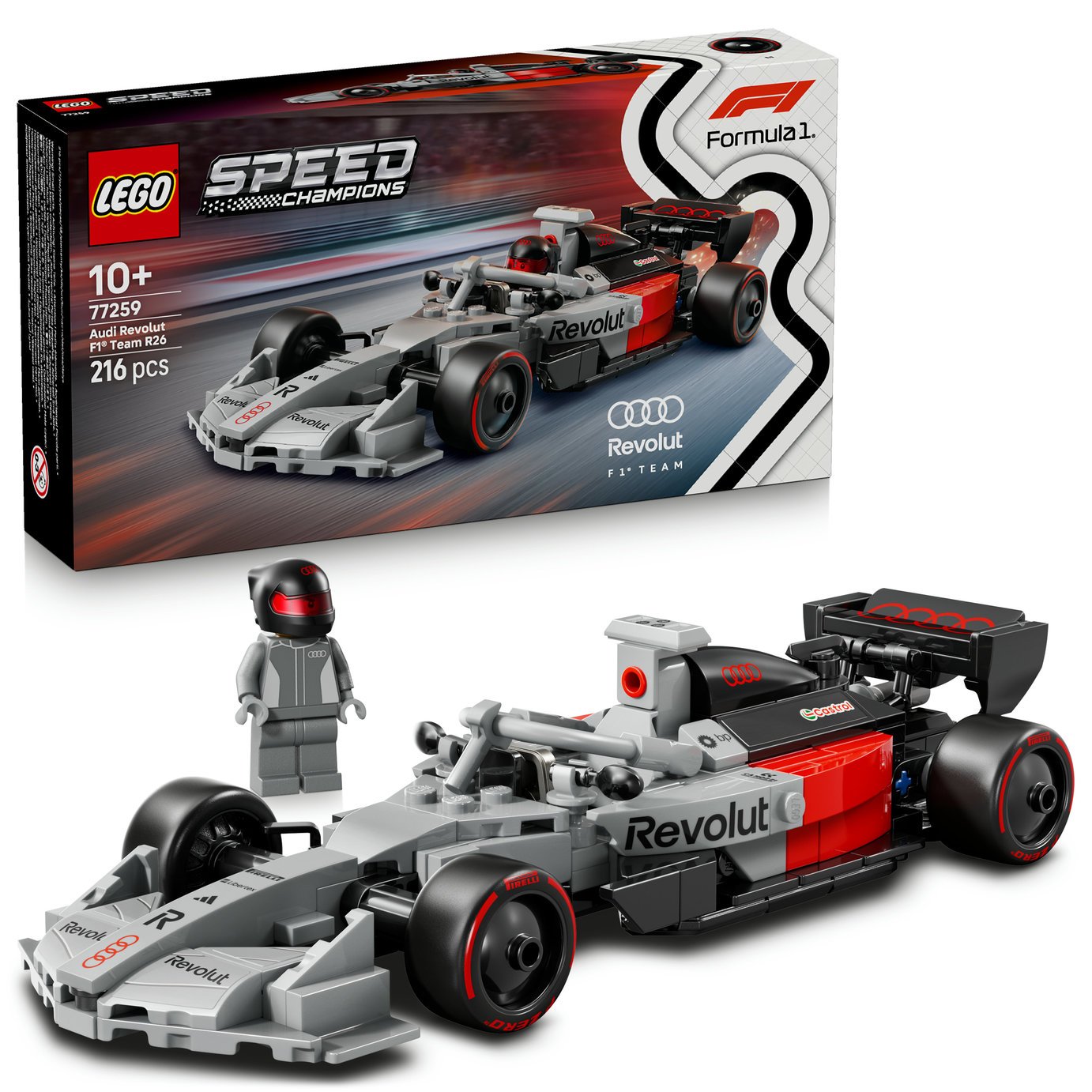 LEGO Speed Champions Audi Revolut F1 Team R26 Race Car 77259