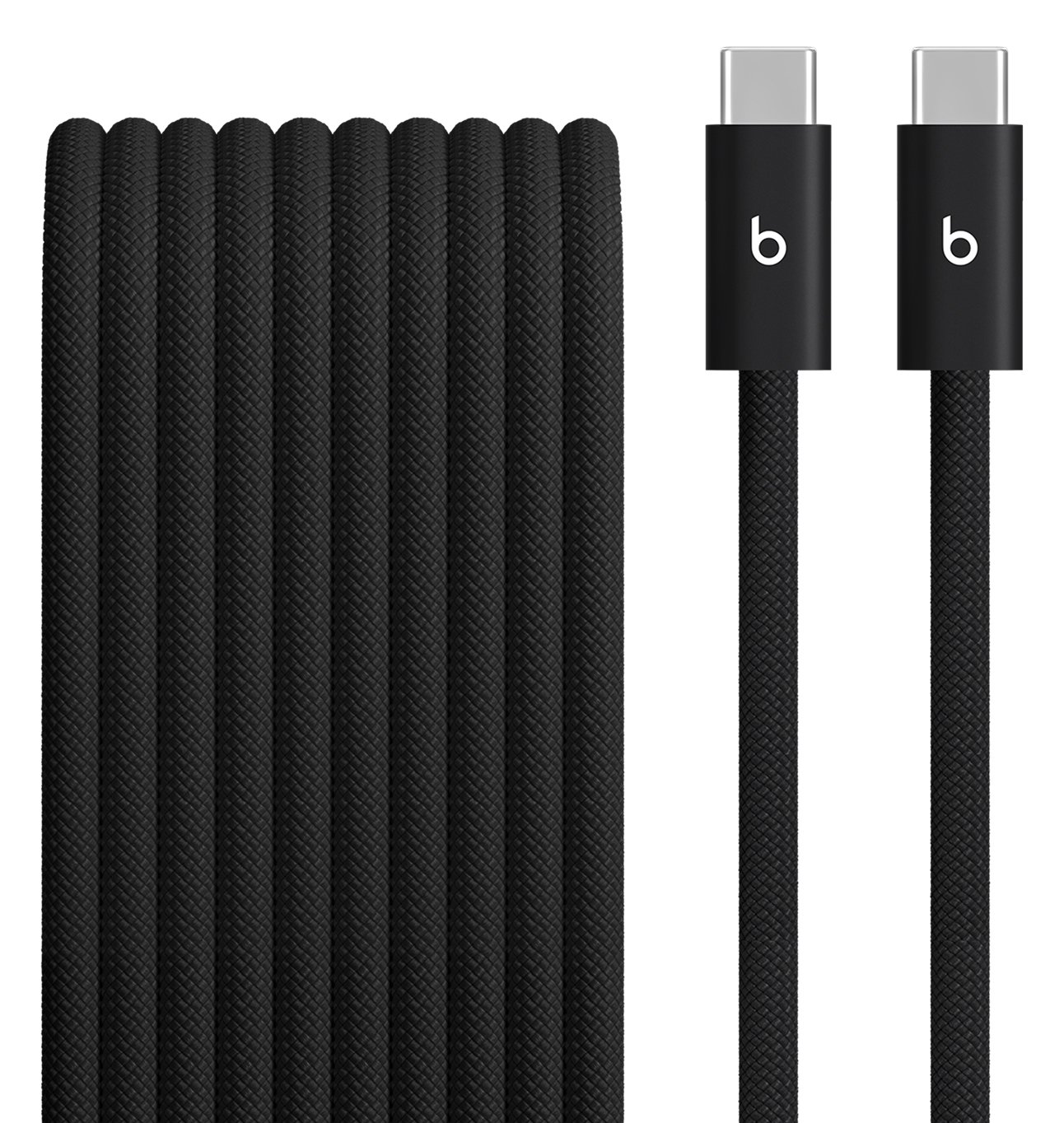 Beats 3m 240W USB-C to USB-C Braided Cable - Bolt Black