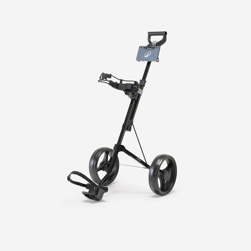 Decathlon 2-Wheel Golf Trolley - Black