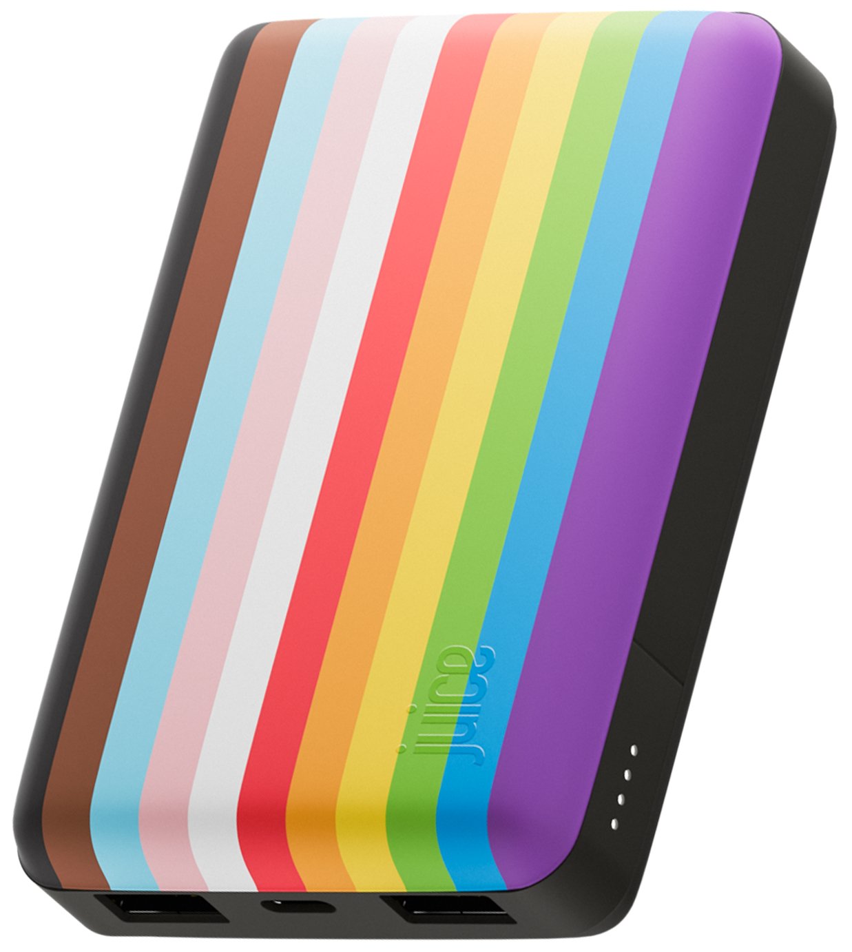 Juice ECO 3 Charge 10000mAh Portable Power Bank - Rainbow/Pride Edition