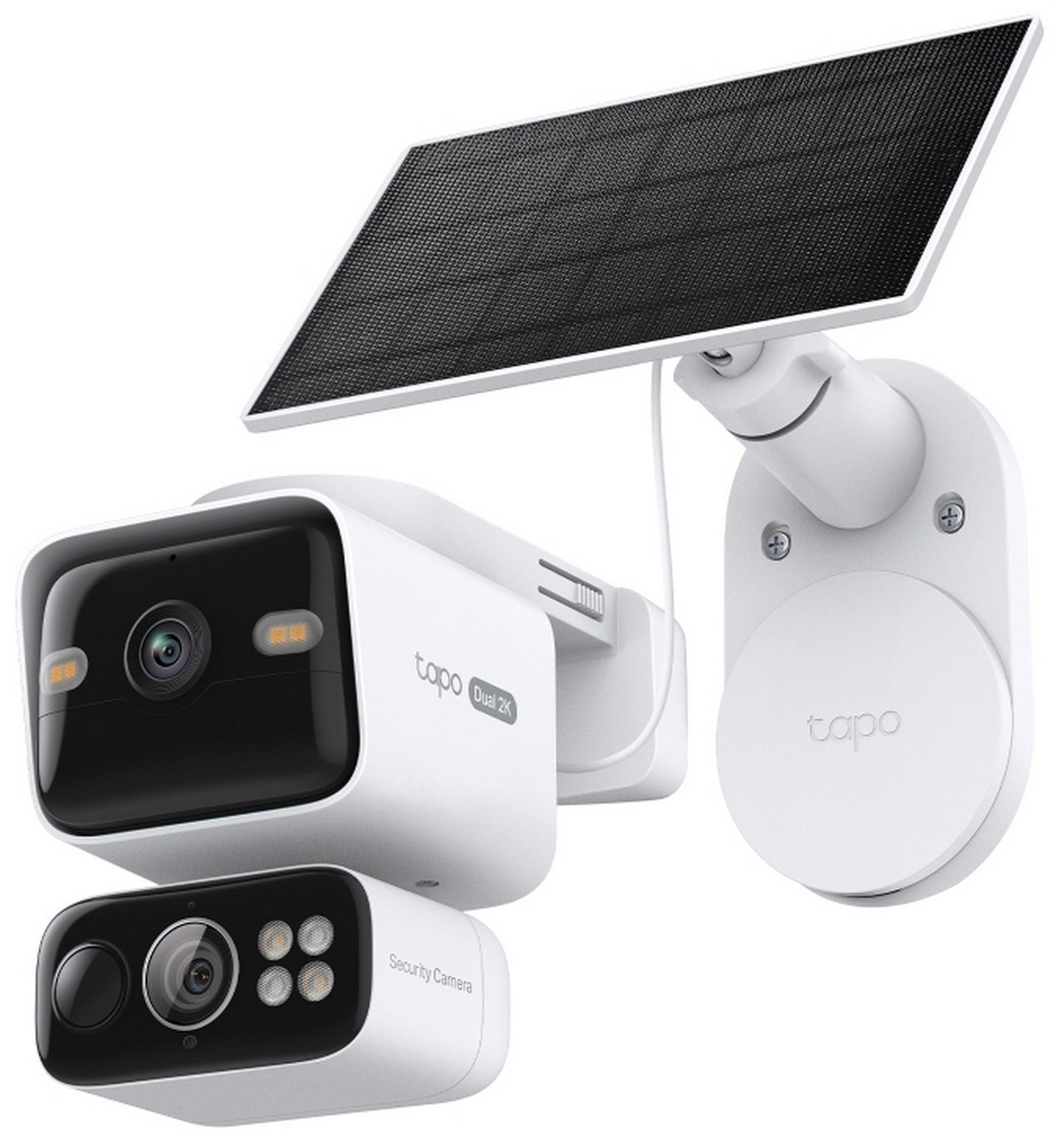 Tapo TC93D 2K Solar-Powered Dual-Lens Floodlight Pan/Tilt Security Camera Kit