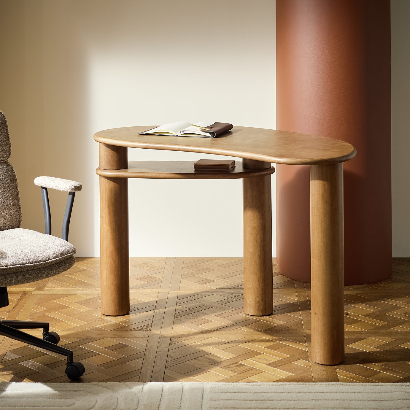 Habitat Mariel Desk - Walnut