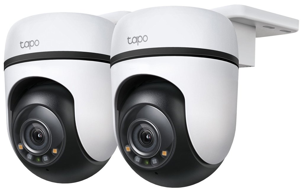 Tapo C510W 2K Outdoor Pan/Tilt Smart Security Wi-Fi Camera - Pack of 2