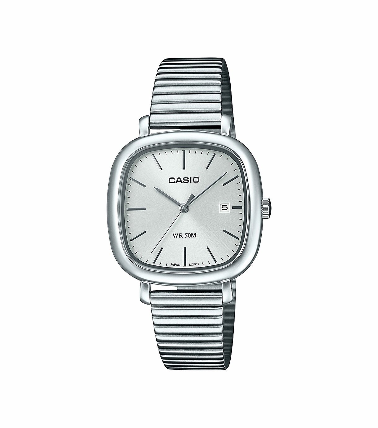 Casio LTP-B166 Silver Dial Stainless Steel Analogue Watch