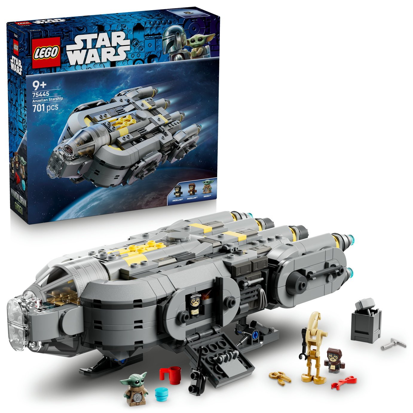 LEGO Star Wars Anzellan Starship Building Toy 75445