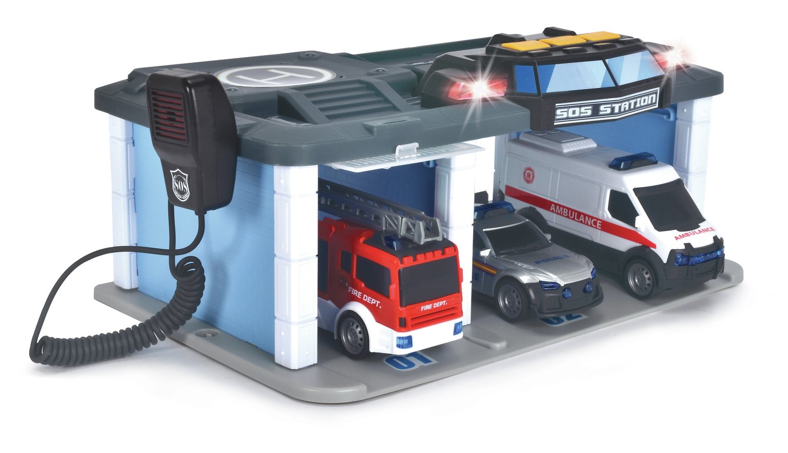 toy emergency vehicle set