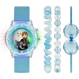 Disney Frozen Kid's Stone Set Watch and Bracelets