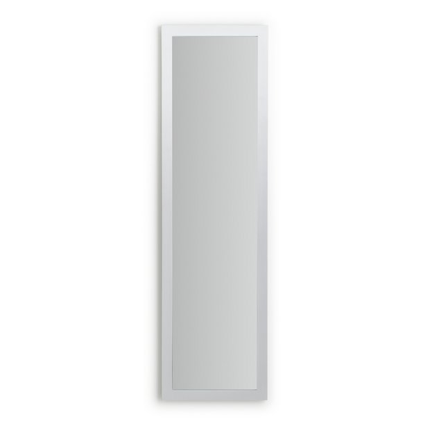 Buy Argos Home Wooden Full Length Mirror - White | Wall mirrors | Argos