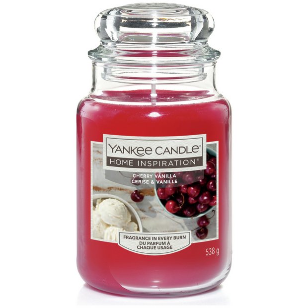 Yankee Home Inspiration Large Jar Candle - Cherry Vanilla