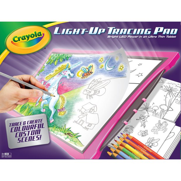 Buy Crayola Light Up Tracing Pad | Drawing and painting toys | Argos