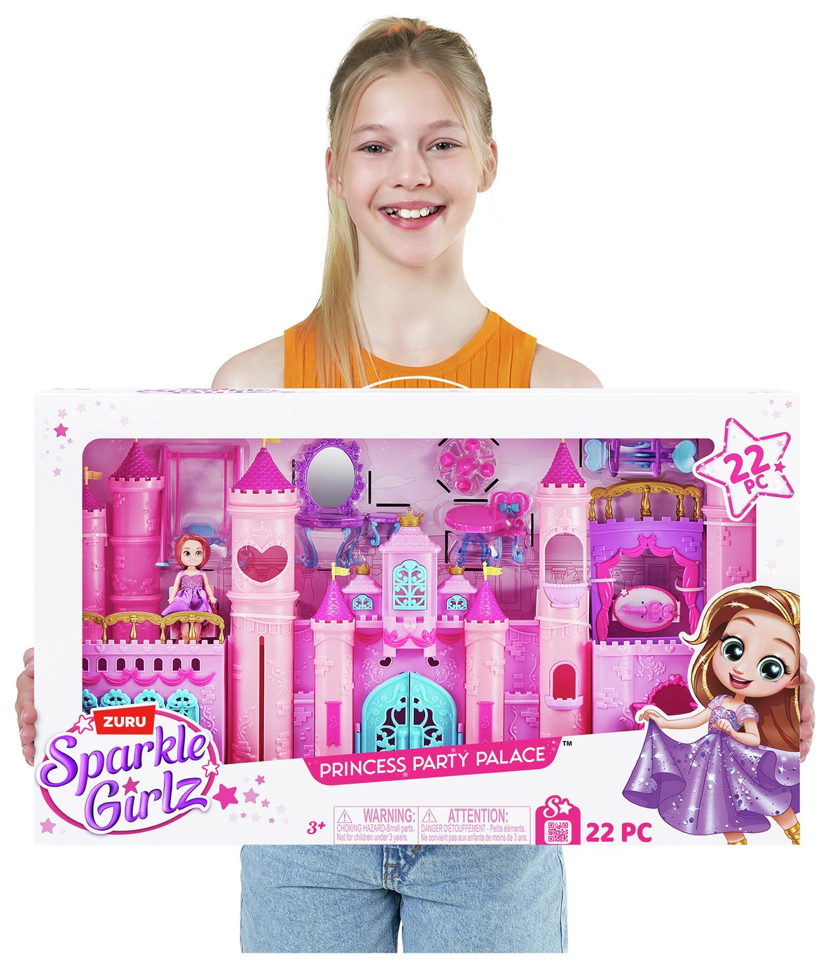 Zuru Sparkle Girlz Princess Party Castle Playset