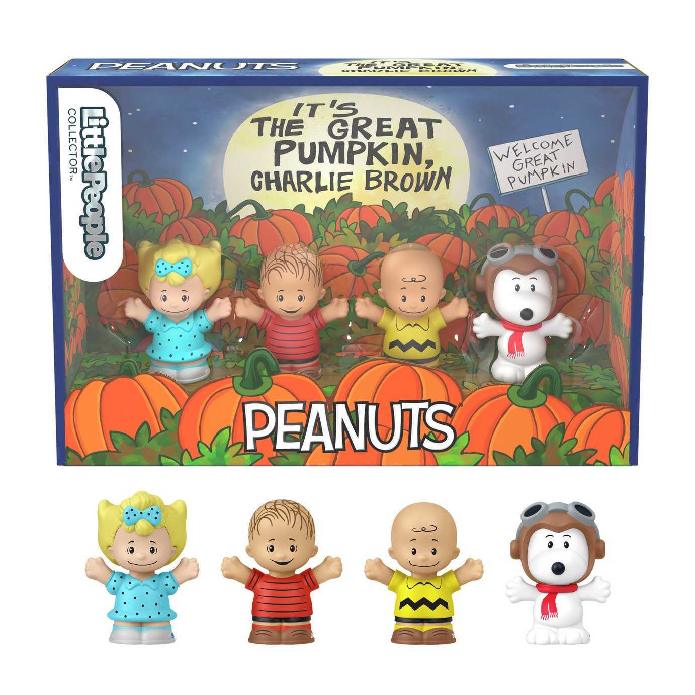 Little People,The Great Pumpkin, Peanuts, Charlie Brown Special Edition Set