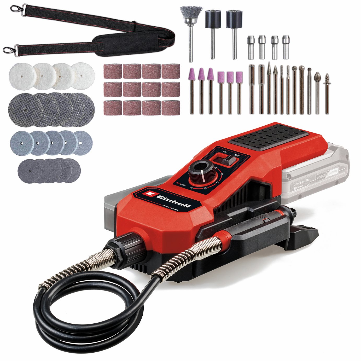 Einhell TE-MT 18/34 Li Solo 18V Cordless Grinding and Engraving Tool