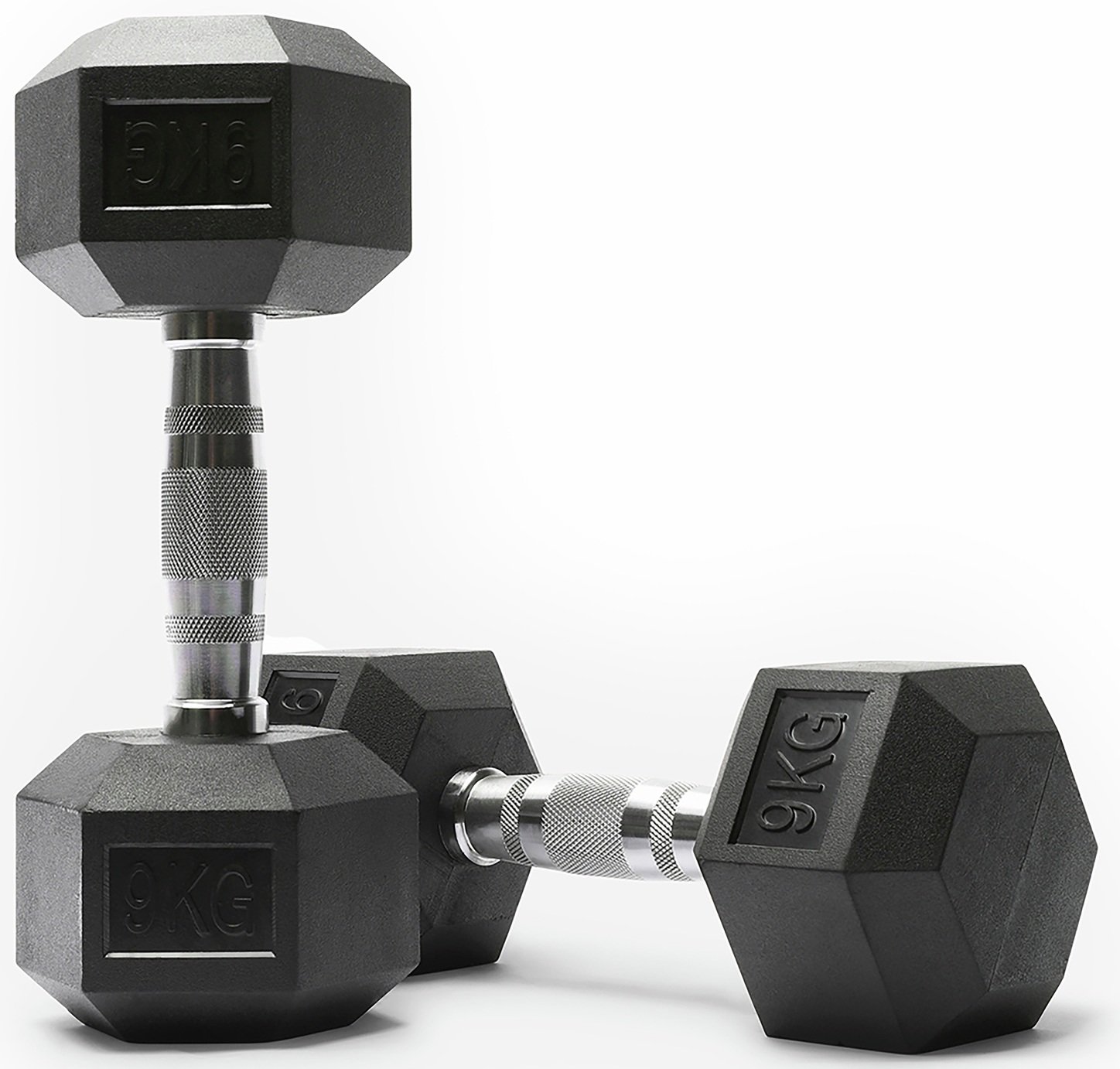 Northern Hex Cast Iron Dumbbells Set - 2 x 9Kg