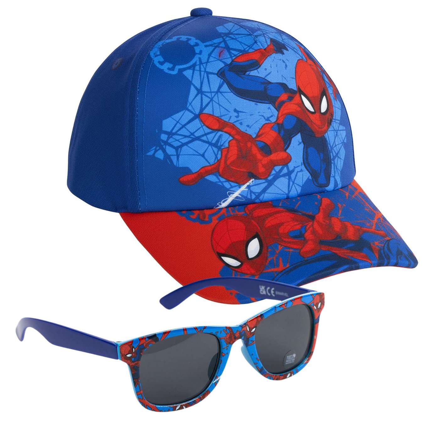 Marvel Spider-Man Cap and Sunglasses Set