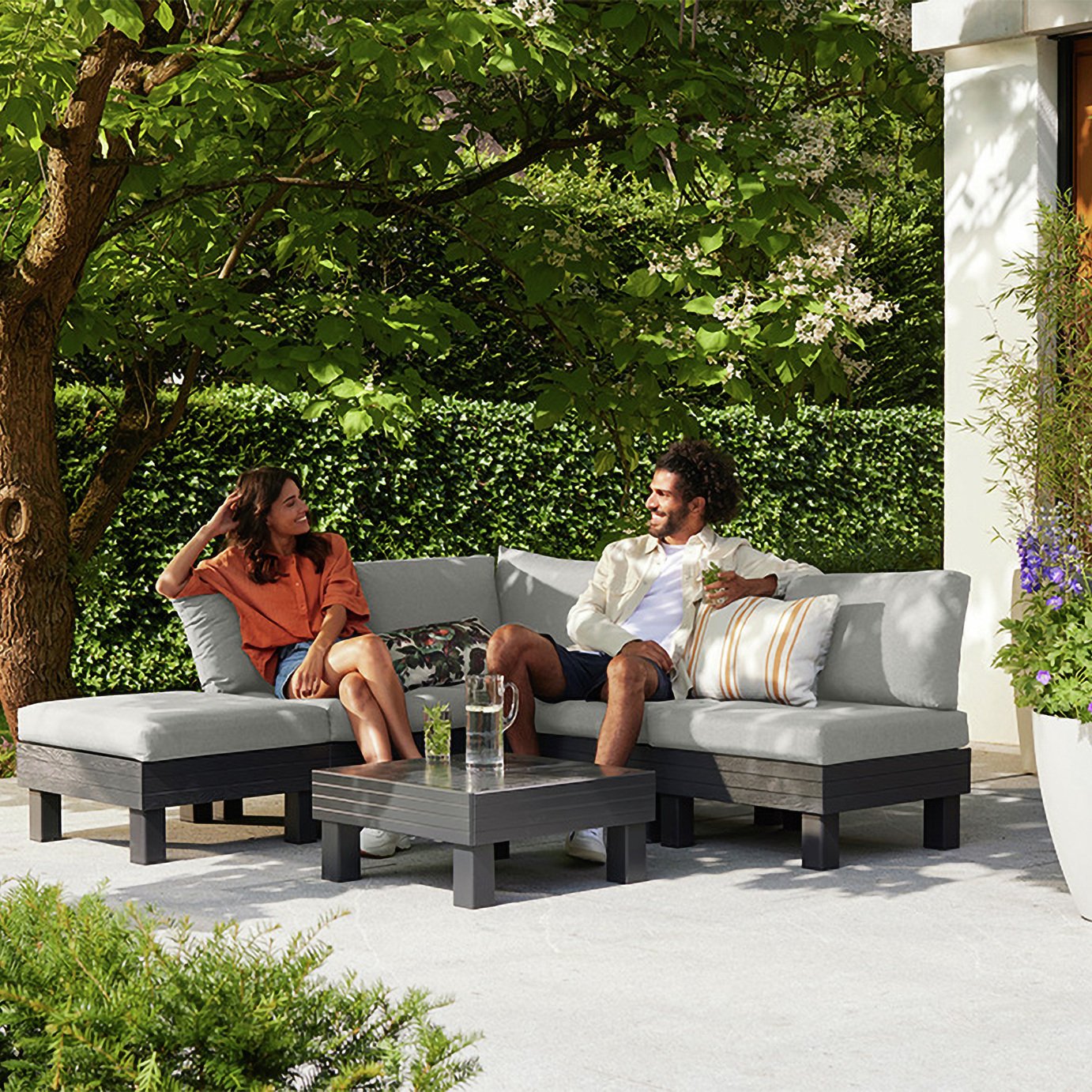 Keter Elements 5-Seater Corner Modular Lounge Set