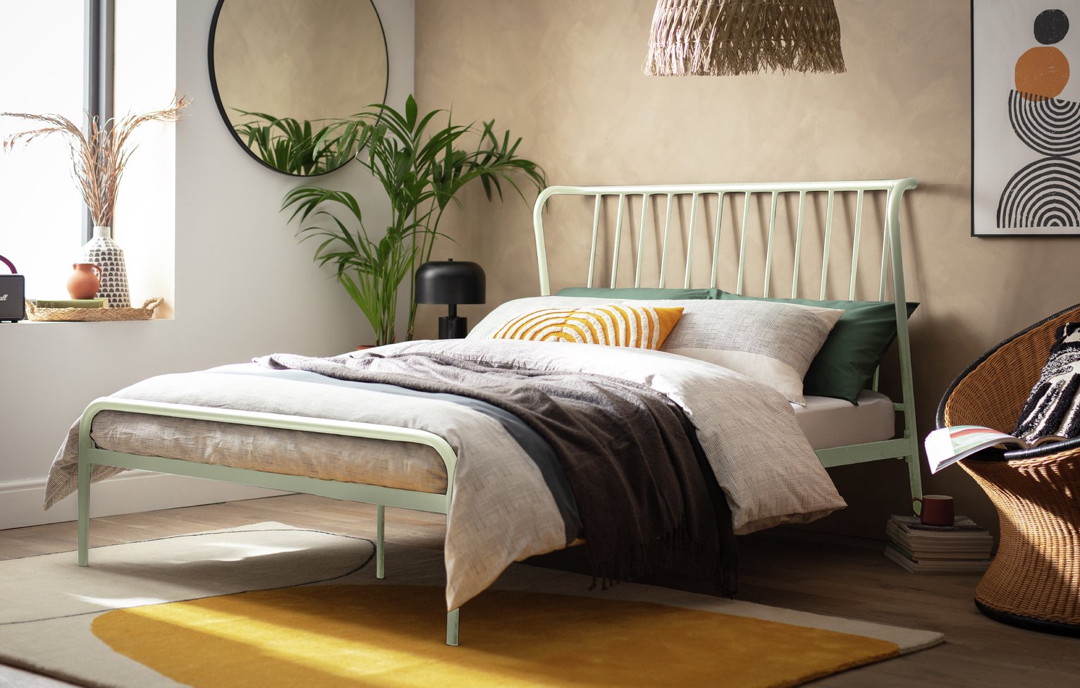 Habitat Kanso Steel Bed Frame