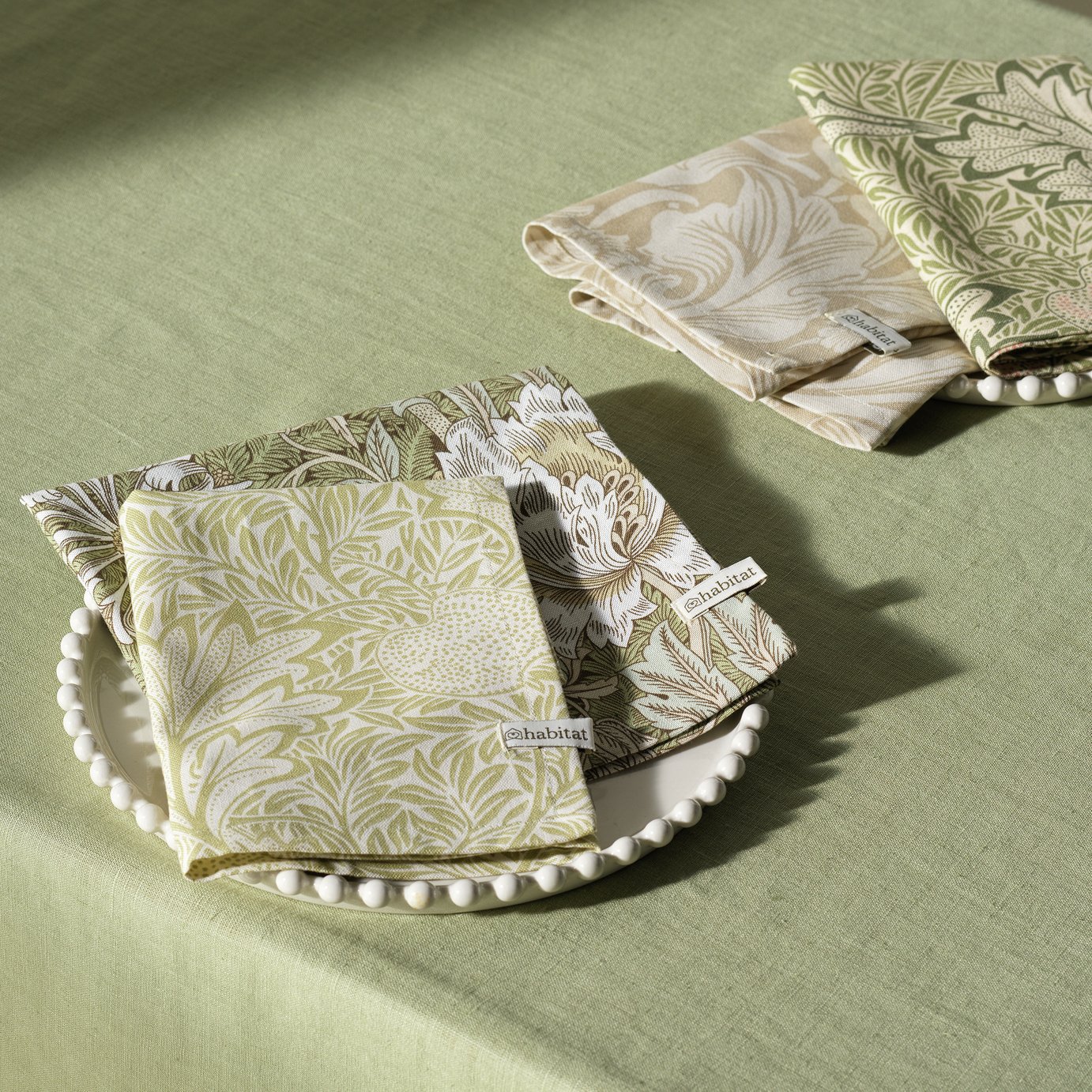 Habitat x Morris & Co Pantry Pack of 4 Napkins