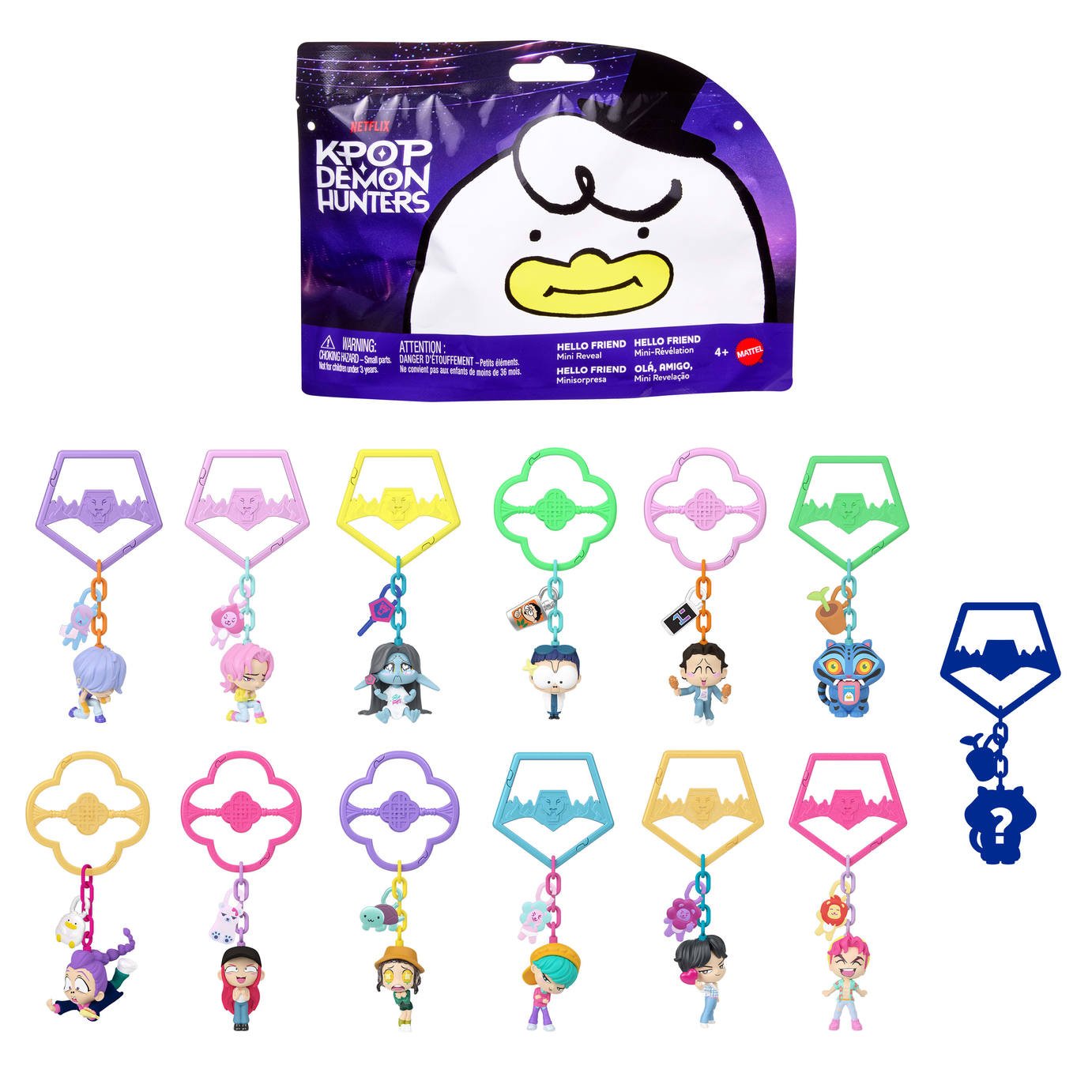 KPop Demon Hunters, Mini Collectable Keychain Figures & Accessories