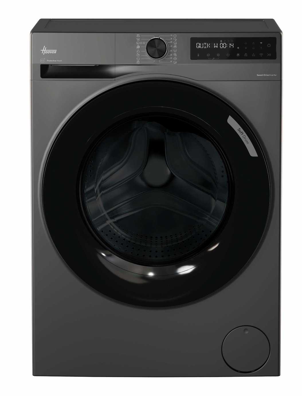 Hoover HBWR 496B8G-80 9/6KG 1400 Spin Washer Dryer - Graphite