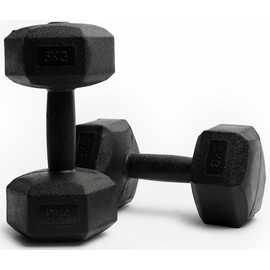 Northern Plastic Hex Dumbbells Set - 2 x 5Kg