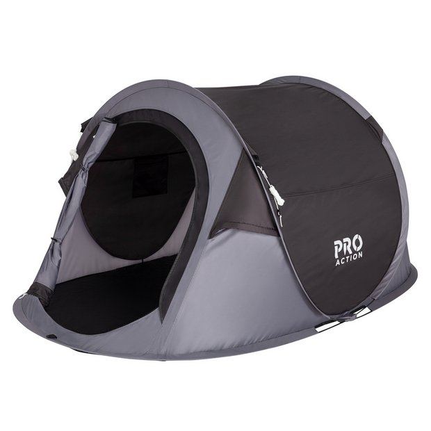 Buy Pro Action Pop Up 2 Man Tent Black Tents Argos