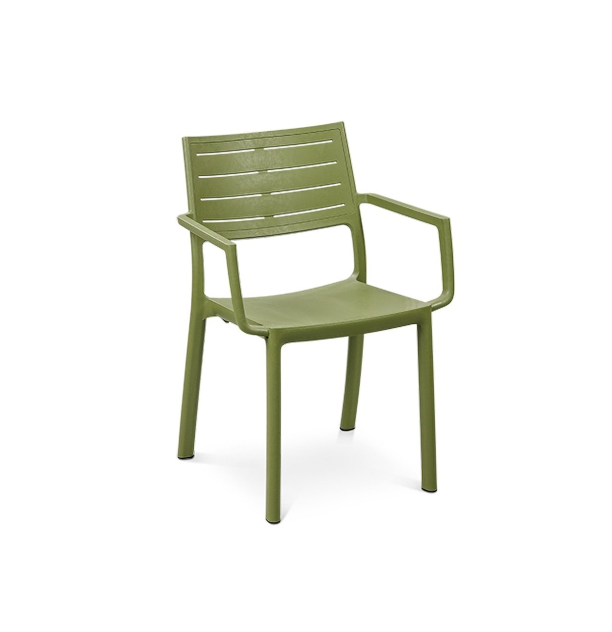 Keter Metaline Set of 4 Stacking Resin Chair - Green