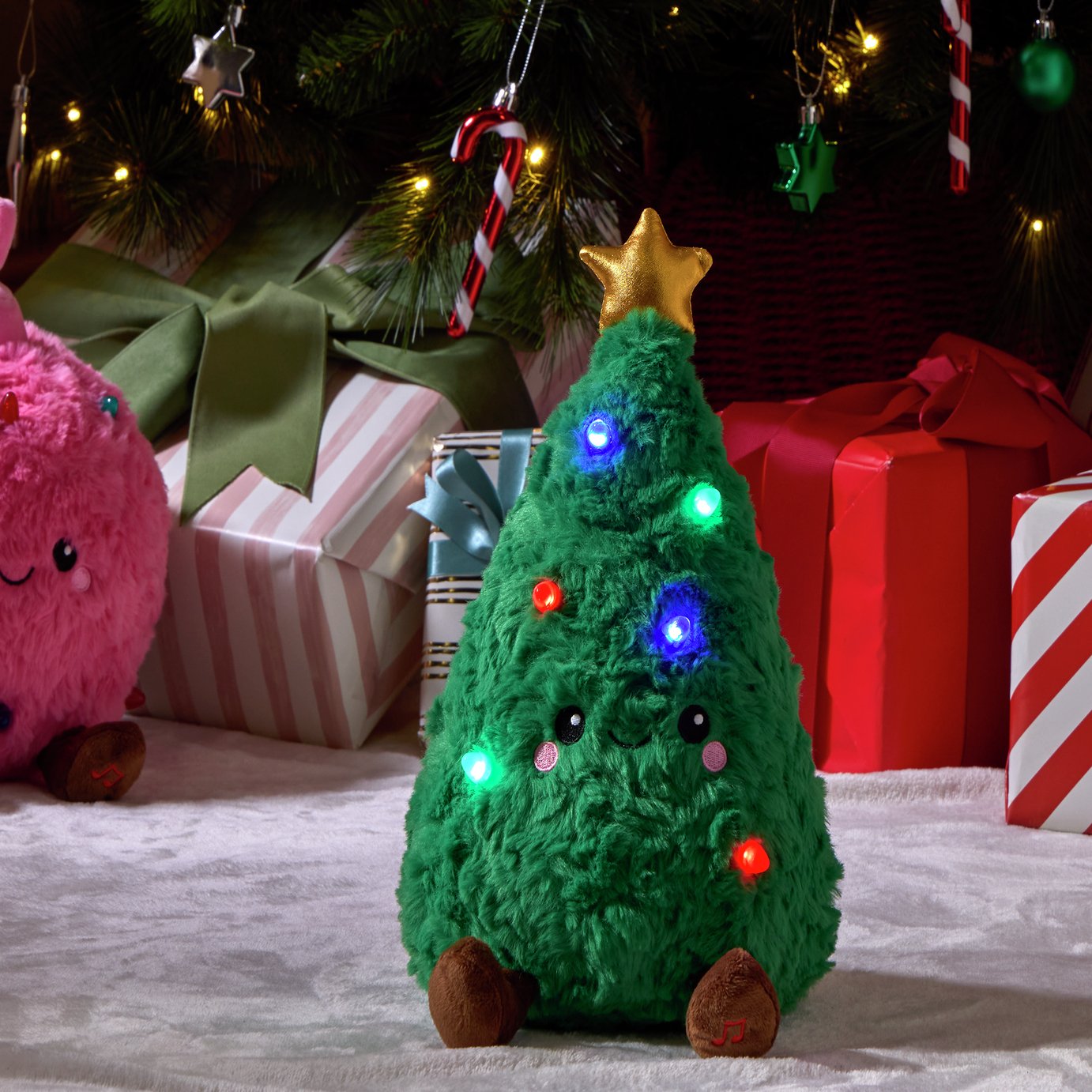 Argos Home Animated Christmas Tree Soft Toy