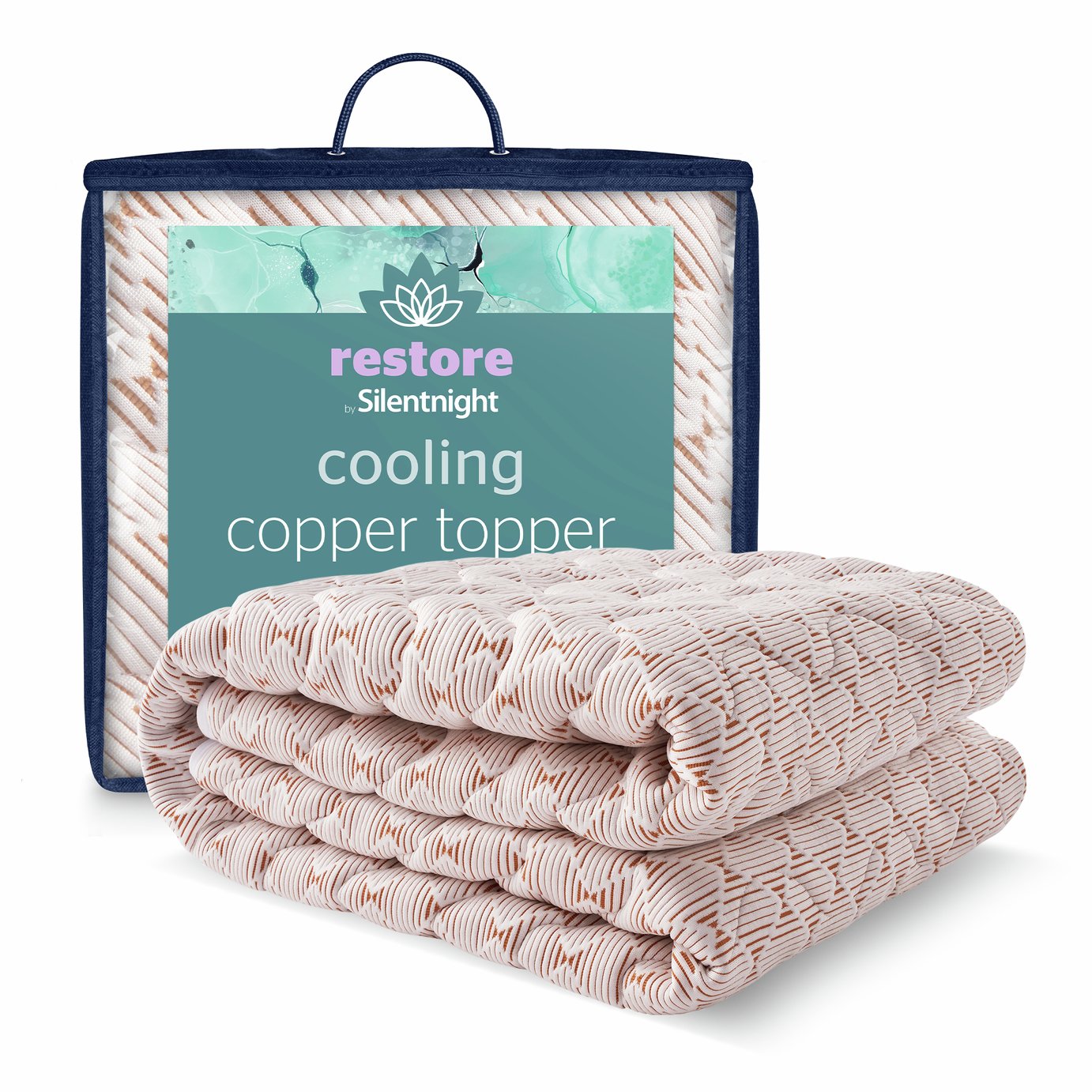 Silentnight Cooling Copper 2.5cm Mattress Topper - Super King