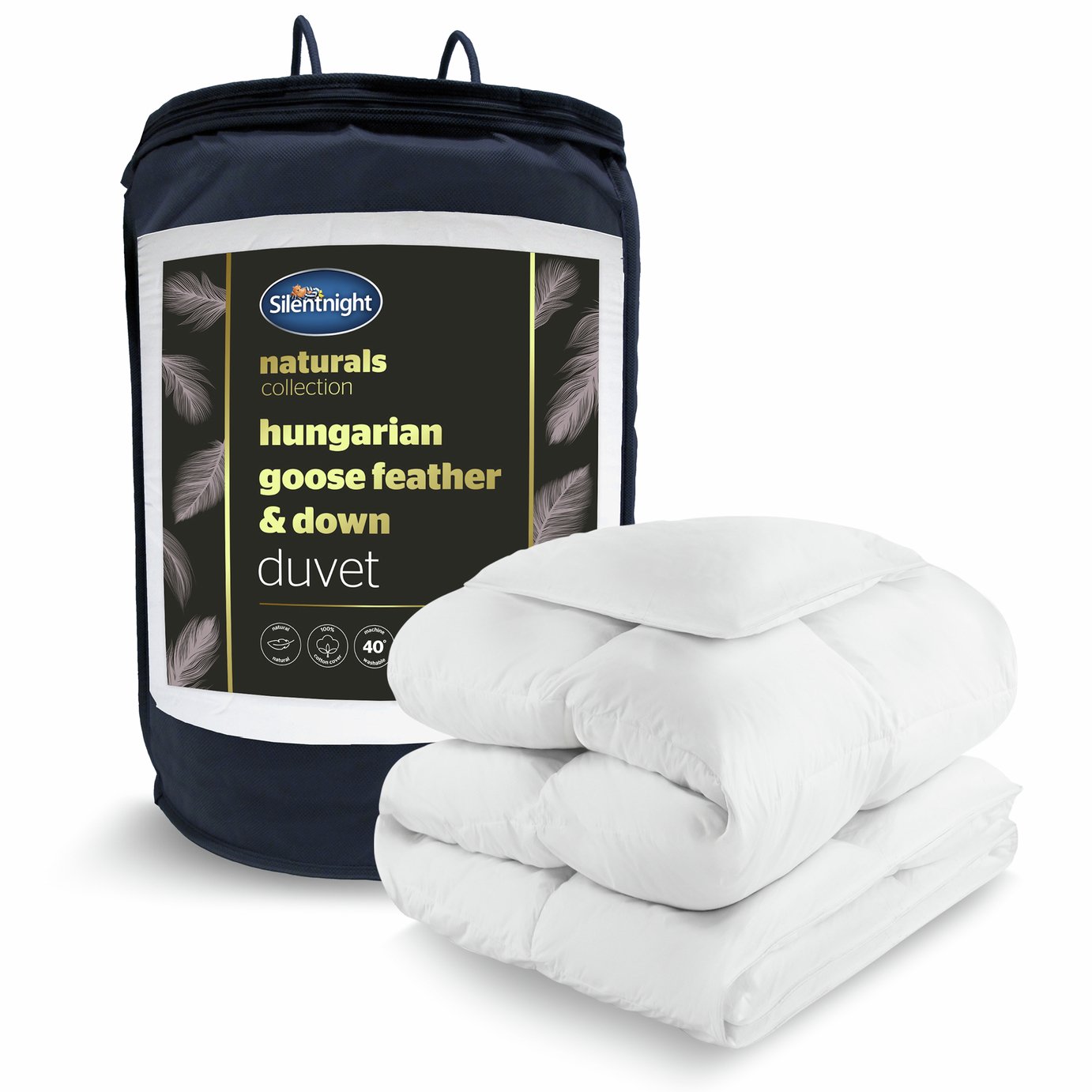 Silentnight Hungarian Goose Feather and Down 10.5 Tog Duvet - Super King