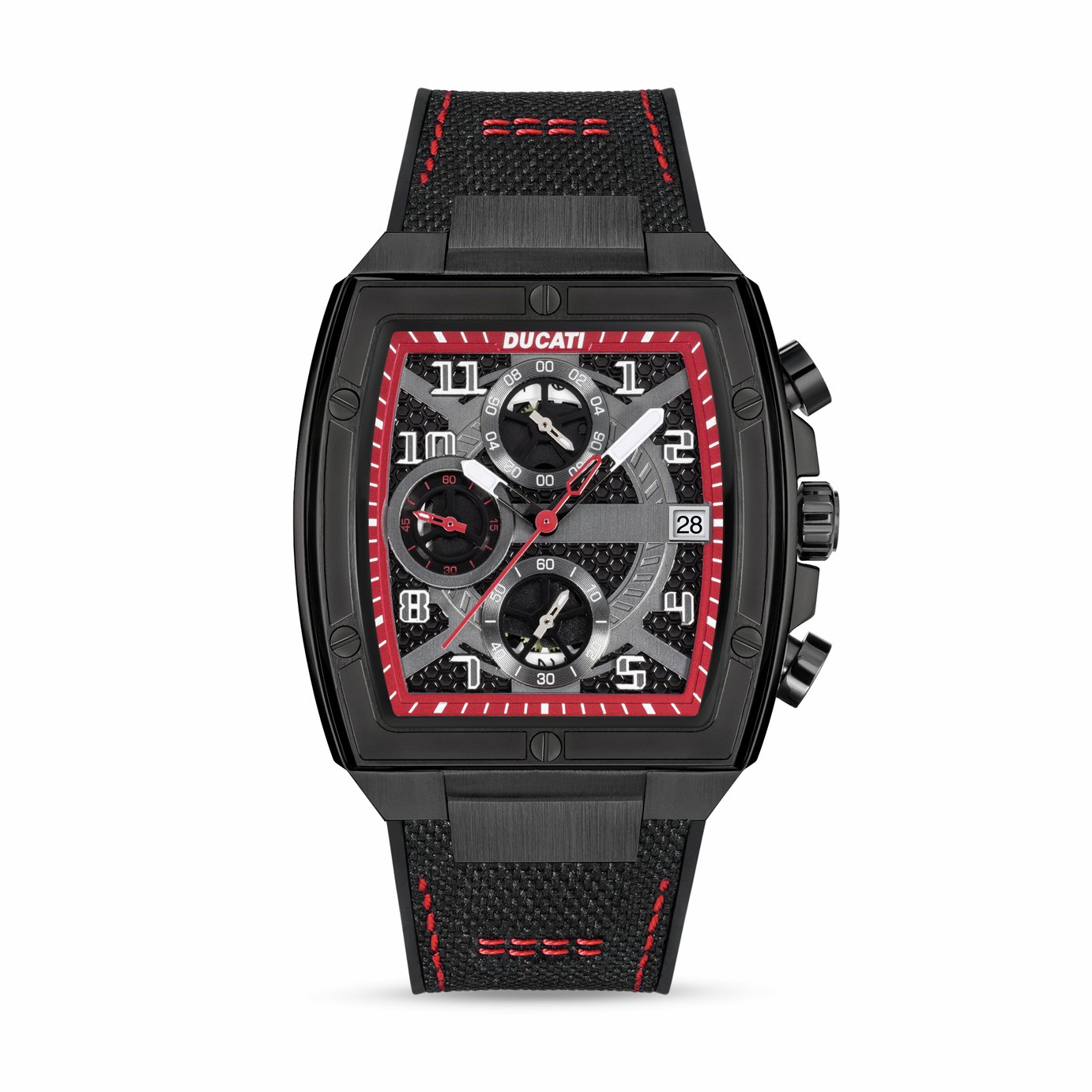 Ducati Extreme Sports Black and Red Chronograph Watch