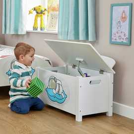 Liberty House Toys Kids Space Big Toy Box - White
