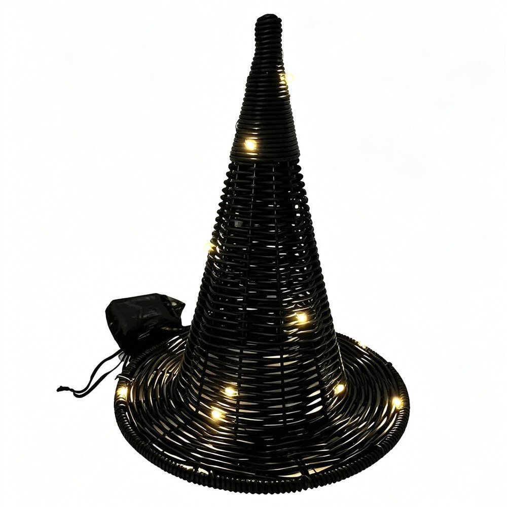 Daisy Darcy Light Up Witches Hat Decoration