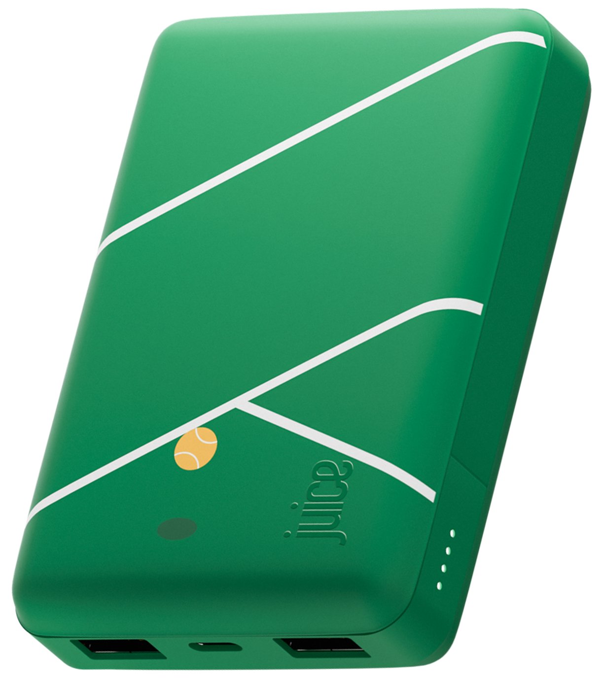 Juice ECO 3 Charge 10000mAh Portable Power Bank - Tennis Edition