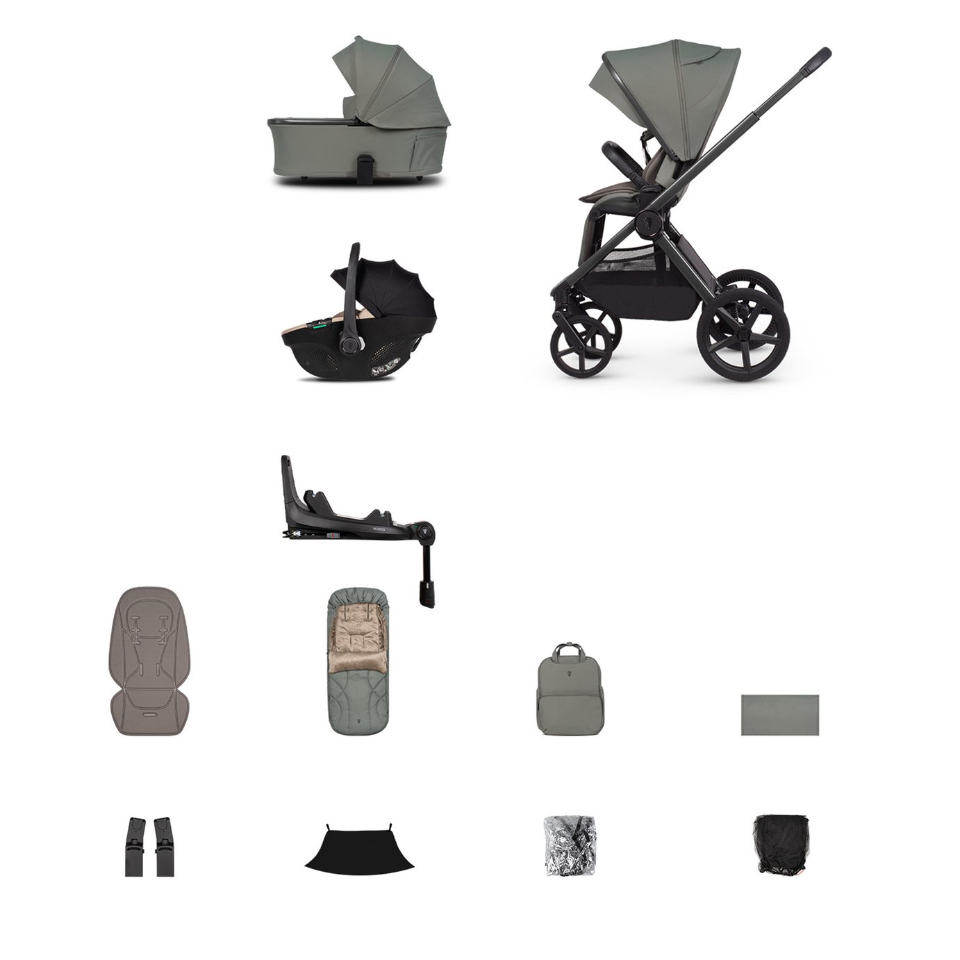 Venicci Upline 3 4in1 Travel System - Aloe