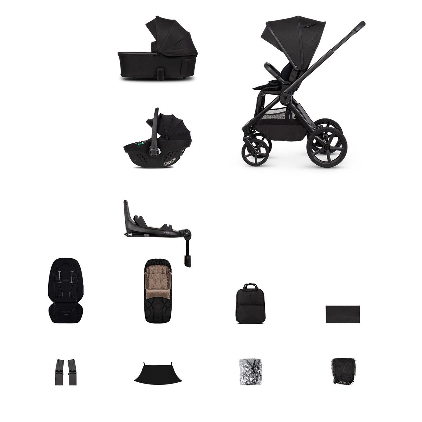 Venicci Upline 3 4in1 Travel System - Onyx