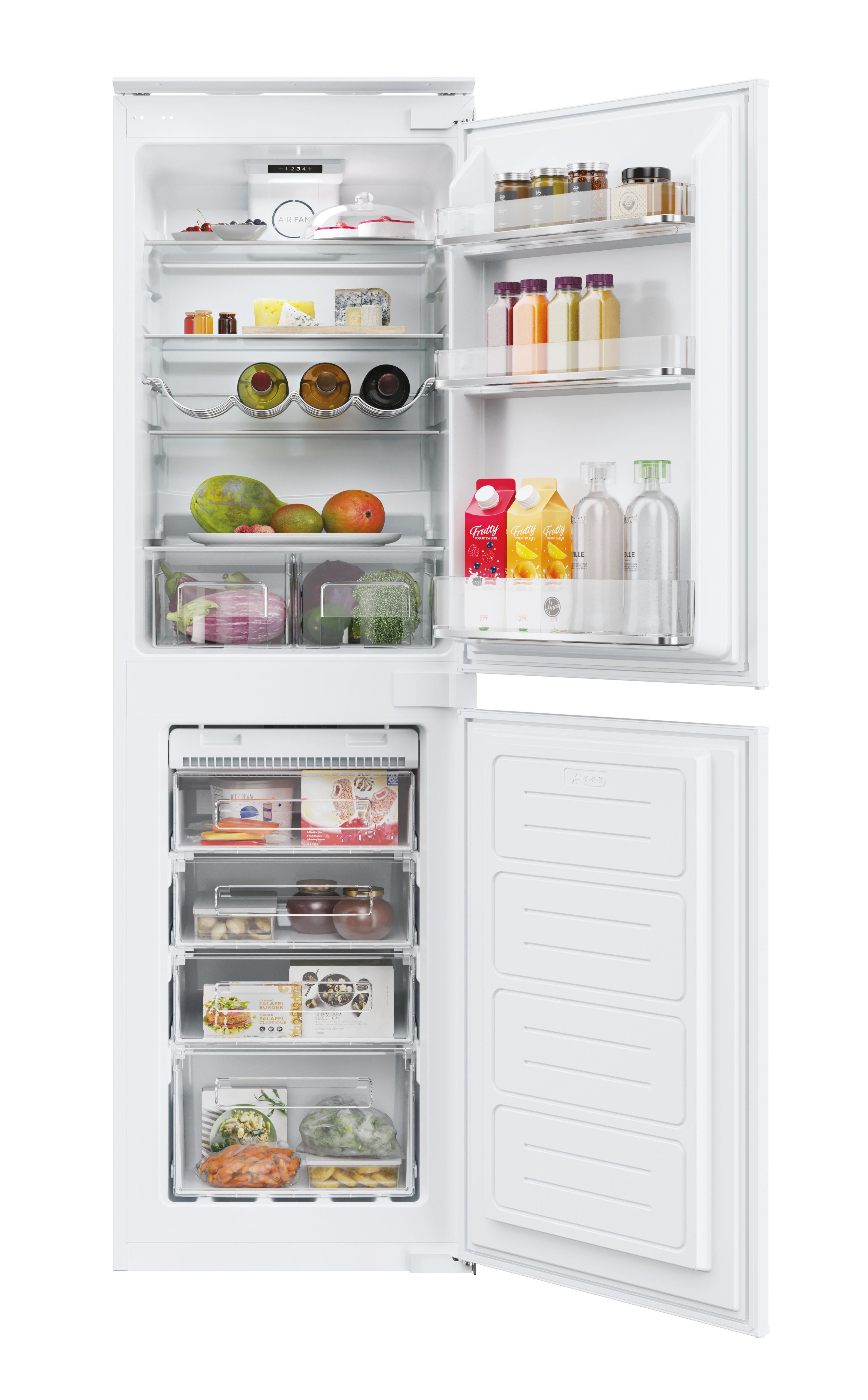 Hoover HOB50N518EVK Integrated Fridge Freezer - White