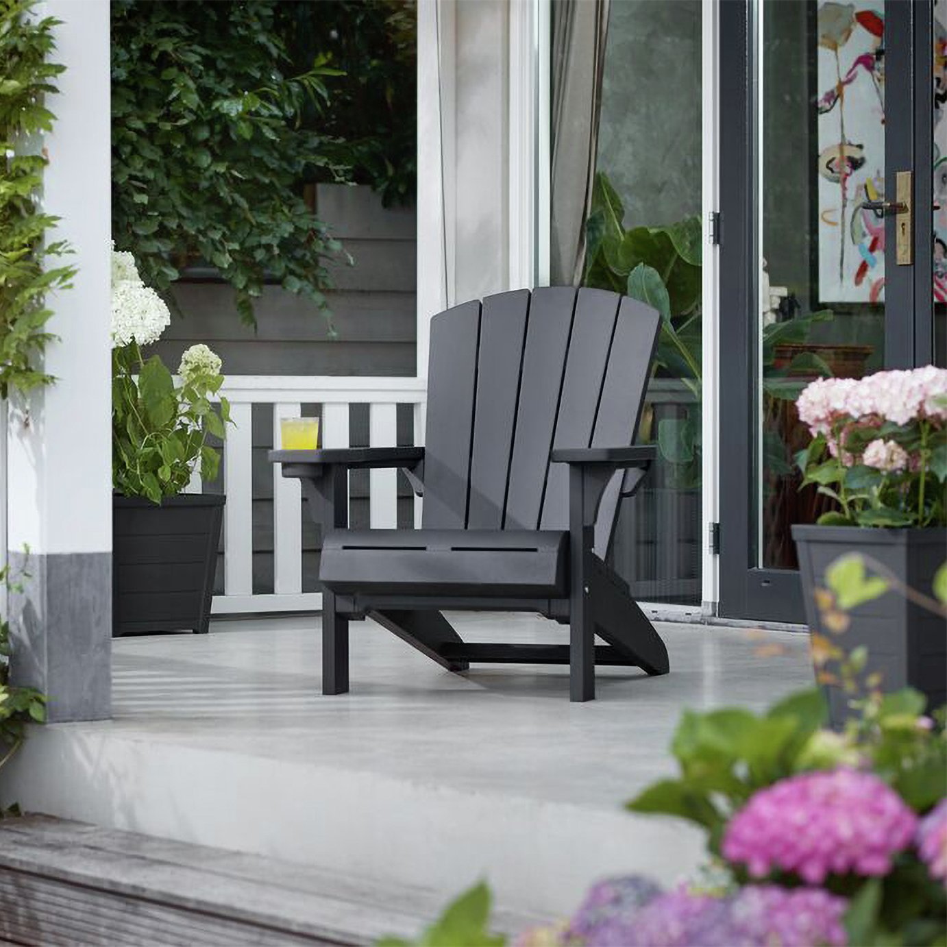 Keter Alpine Adirondack Chair - Graphite