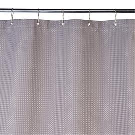 Argos Home Shower Curtain - Grey Waffle